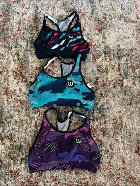 Wattie Ink/Spaero Triathlon Sports Bras Bundle Size XS